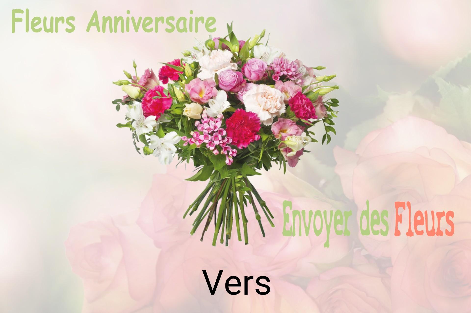 Bouquet de fleurs d’anniversaire livré à Vers