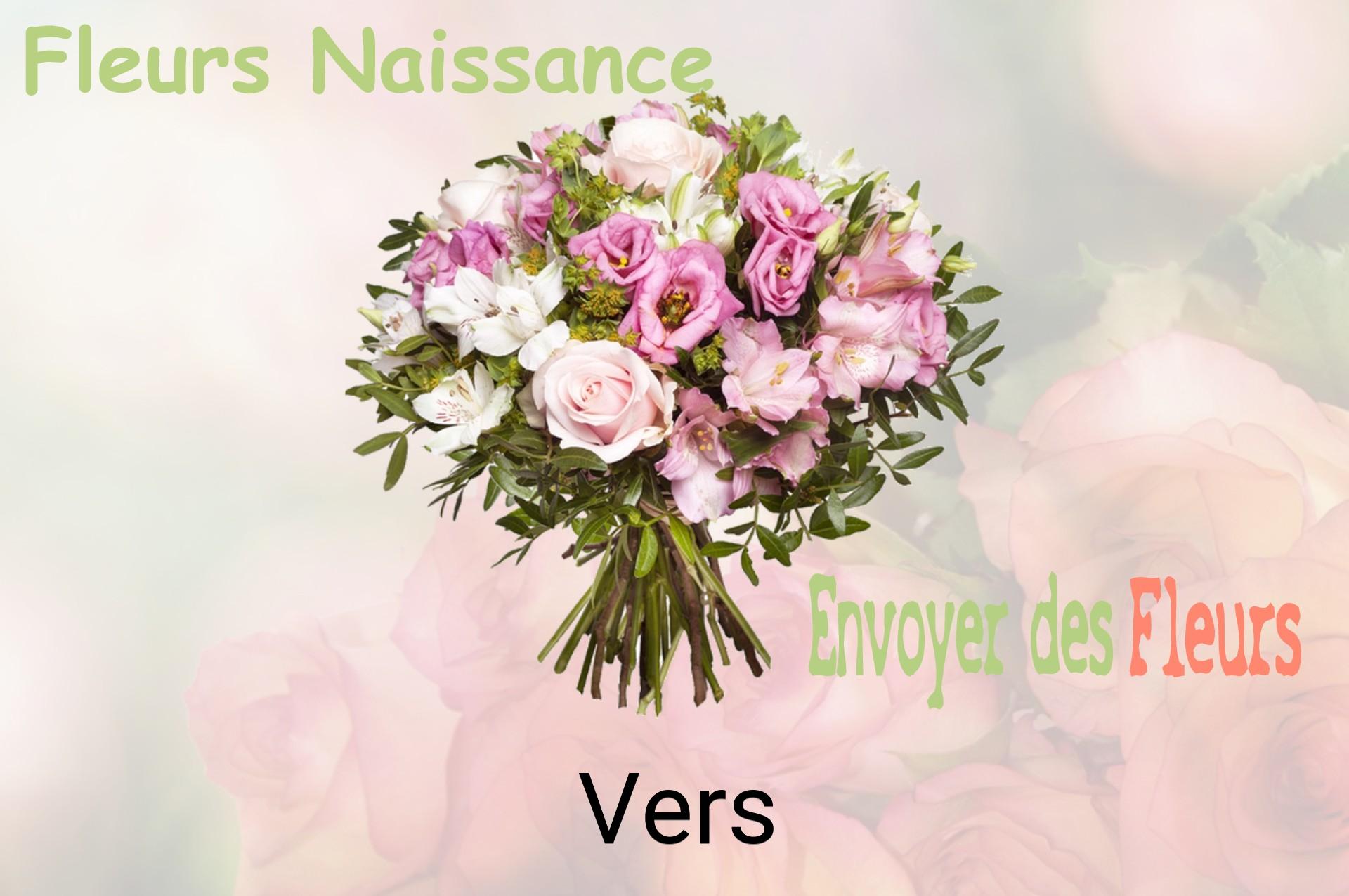 Bouquet de fleurs de naissance livré à Vers
